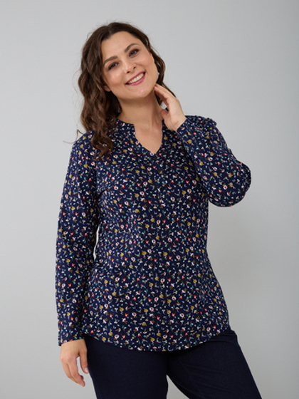 Блузка БЛ-22/цветочкинасинем