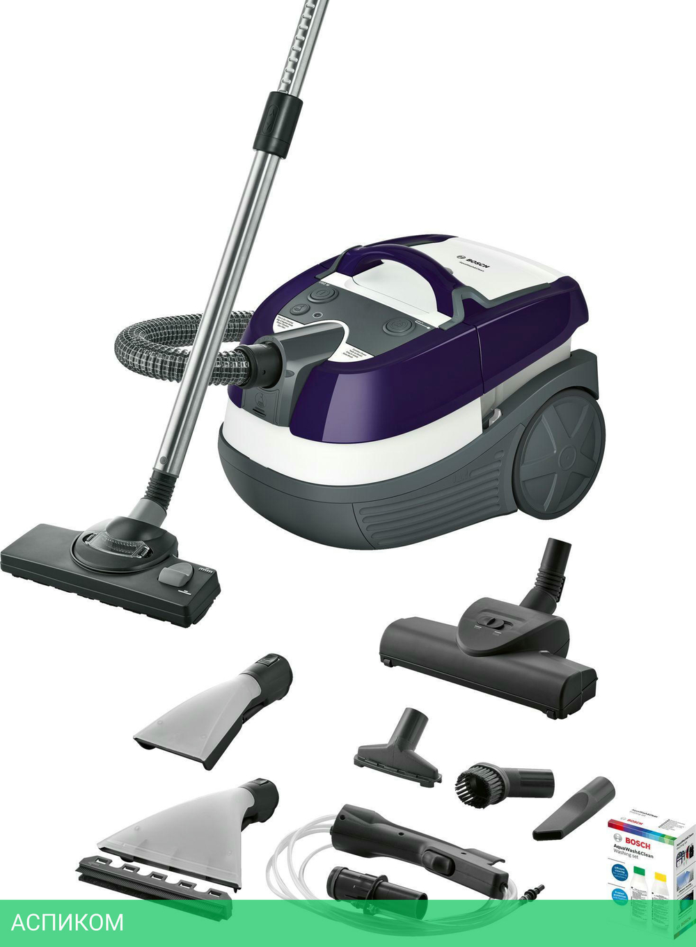 Пылесос Bosch BWD41740 фиолетовый