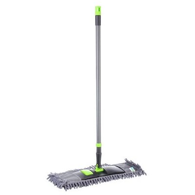 Швабра "Классик" с насадкой из микрофибры шенилл, разборная, телескоп VETTA