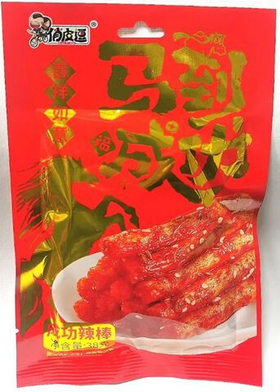 Соевая закуска Qiao Pi Dou Золотая лошадь  38гр