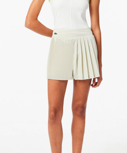 Женские Шорты теннисные Lacoste Ultra-Dry Stretch Lined Tennis - серый