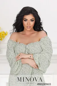 Платье 8653-оливковый Minova