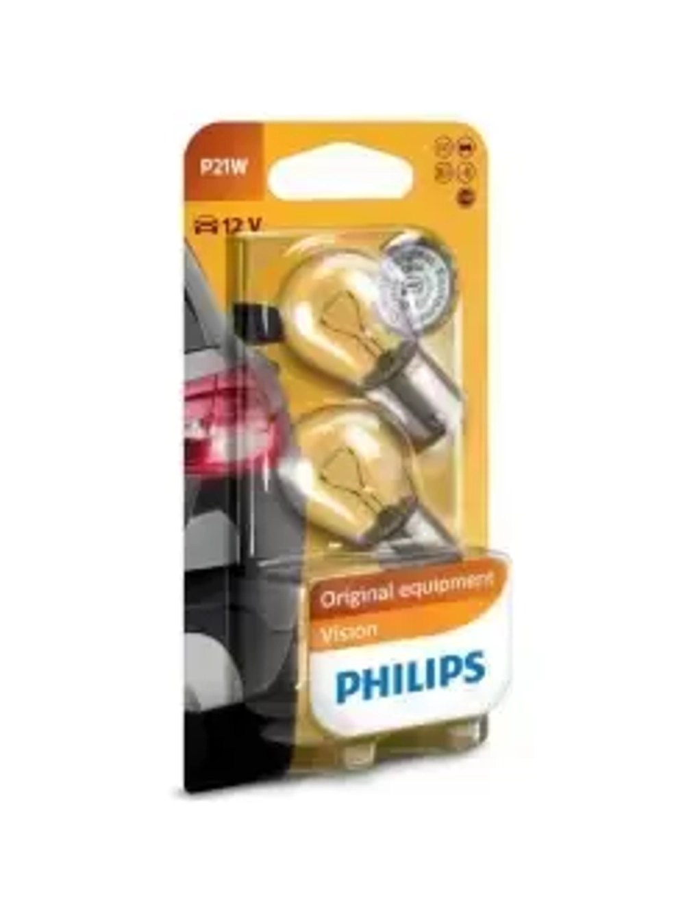 Автолампа 12V P21W Philips (к-т 2шт)