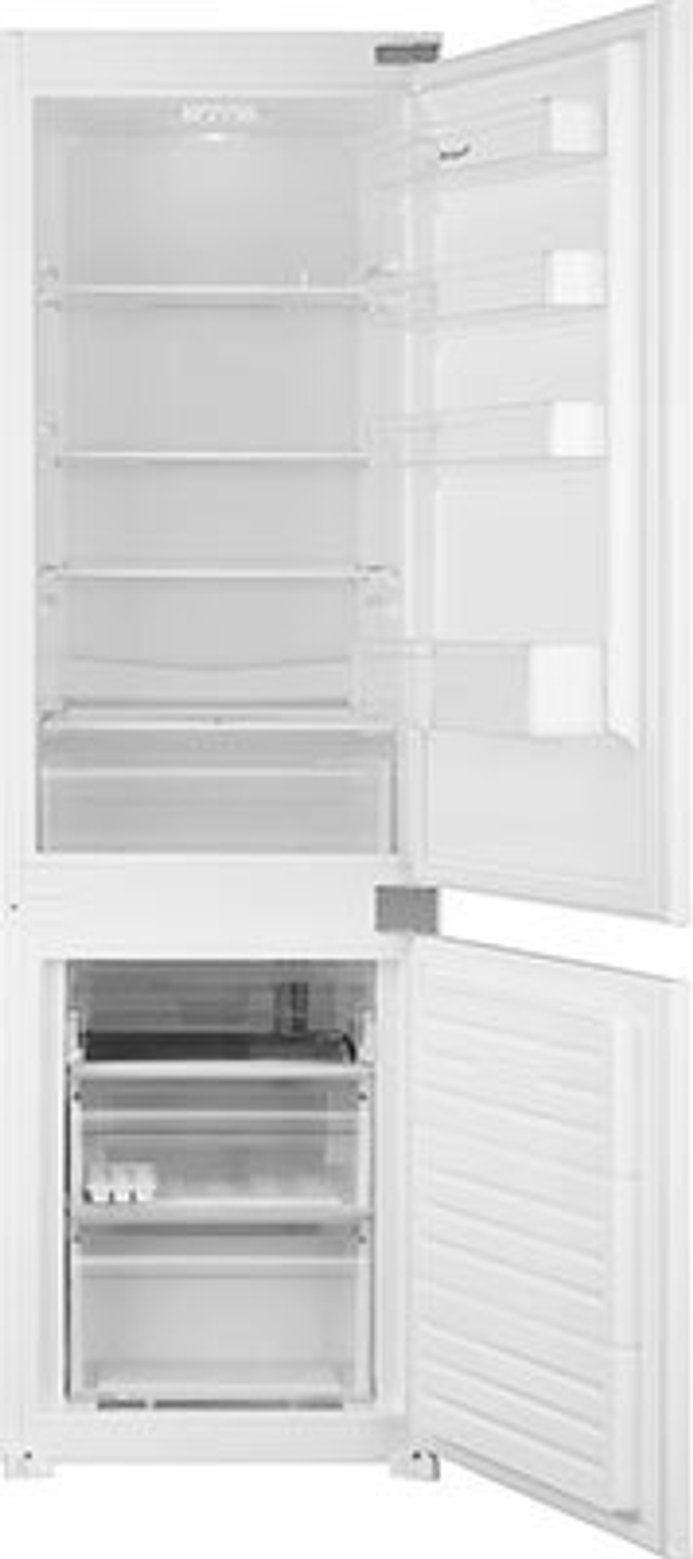 Встраиваемый двухкамерный холодильник Weissgauff WRKI 178 V