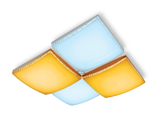 Потолочный светодиодный светильник с пультом FP2324 WH белый 144W 540*540*145 (ПДУ РАДИО 2.4)