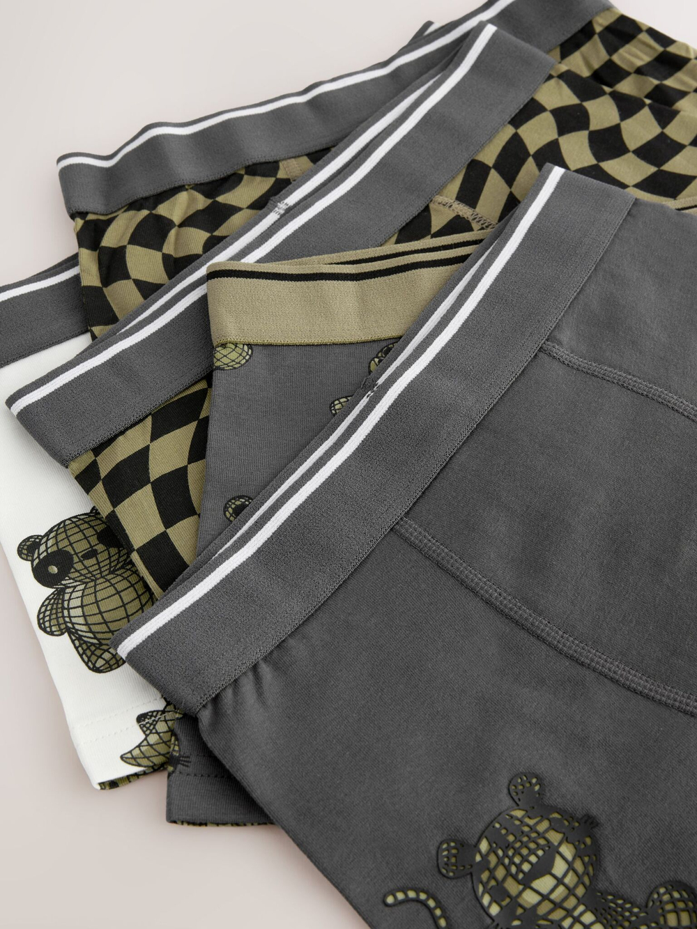 Трусы для мальчика Next E98-872, 5 шт., Серый, Хаки