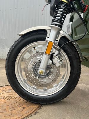 Грузовой электрический трицикл IKINGI CARGO MAX Q30 3000W (72V/45Ah) - Зелёный фото №8