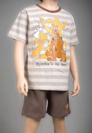 Пижама детская для мальчиков Cornette Scooby-doo Rumthin s out there, короткий рукав