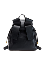 AIKA LEATHER BACKPACK - black