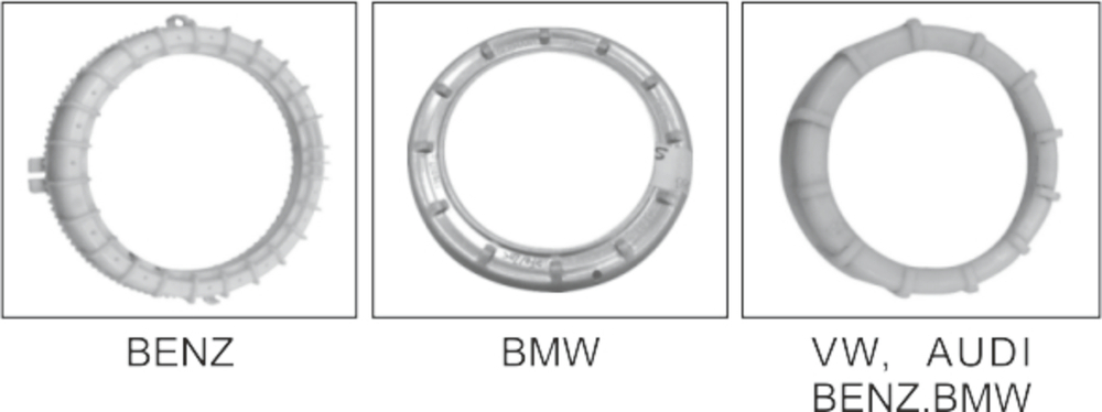 Съемник топливозаборника универсальный 2-х лапый 122-199мм JTC