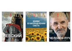 Комплект журналов "Фома" за 2021 год — 3 номера (ЛЕТО)