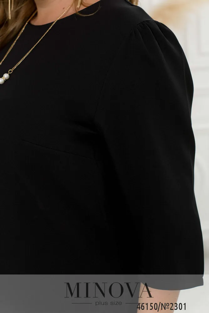 Платье 2301-черный Minova