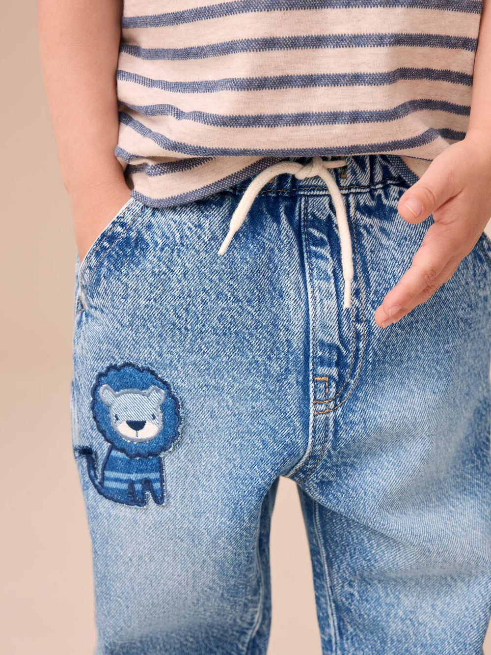 Джинсы для мальчика Next AD5-973, Голубой