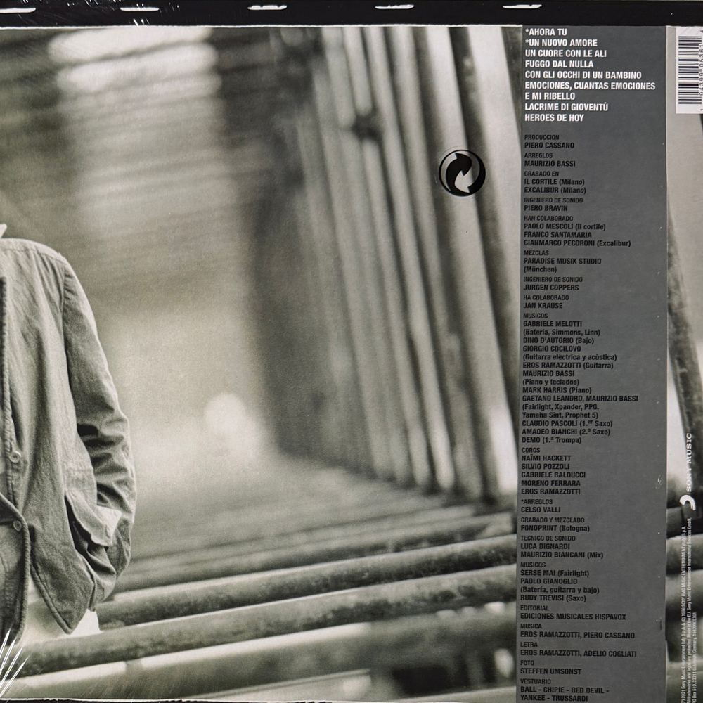 Виниловая пластинка Eros Ramazzotti ‎– Héroes De Hoy LP Red