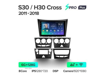 Магнитола Teyes SPRO Plus 6-128 Dongfeng S30/ H30 Cross 1 2011-2018 9.0"