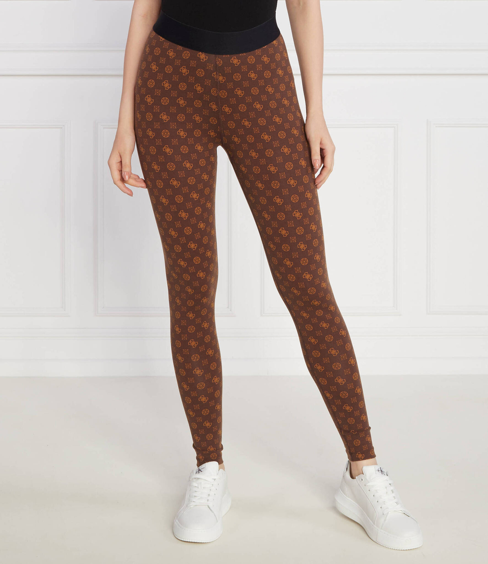 Леггинсы GUESS ACTIVE - коричневый(V3YB01 MC04N)