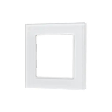 Рамка стеклянная FRM-GLARE-GS-1-WH (Arlight, -) 043786