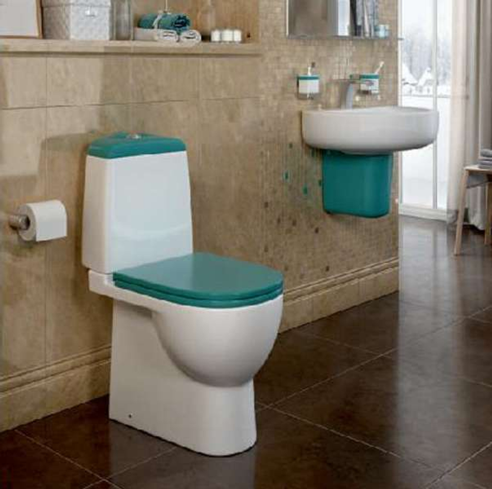 УНИТАЗ-КОМПАКТ SANITA LUXE BEST COLOR SEA C МИКРОЛИФТОМ