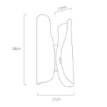 Настенный светильник MT8901-2W  brass