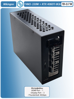 Внешняя видеокарта EGPu Wikingoo T4M3 - 330W + ASUS GeForce RTX 4060 Ti 8Gb. Thunderbolt 3/4.