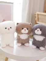 Мягкая игрушка кот пушистый 35 см