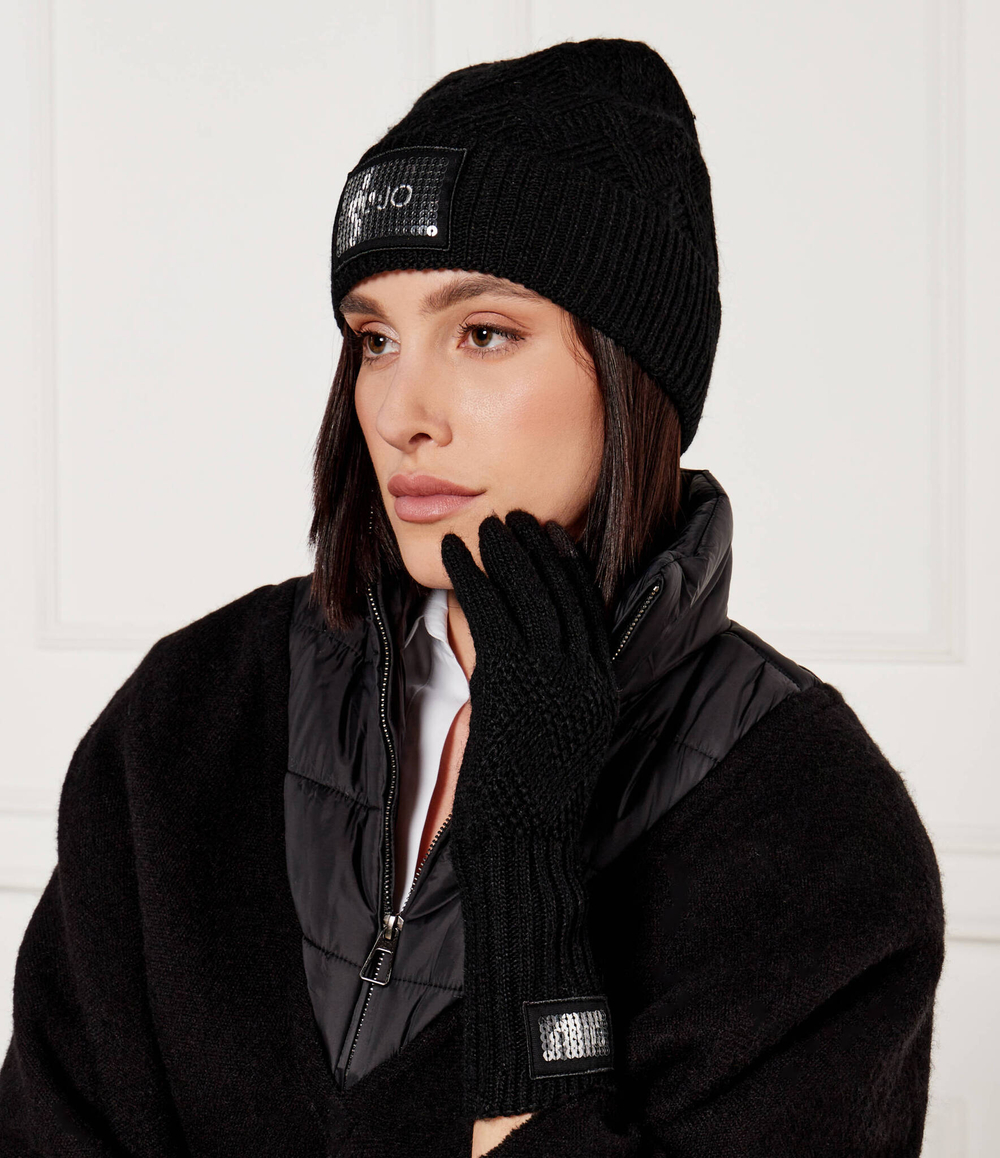 Шапка+перчатки Liu Jo - черный(2F4031 M0300)