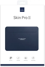 Чехол для ноутбука WIWU Skin New Pro II PU Leather Sleeve для Apple MacBook Pro 16.2 (2021) (синий)