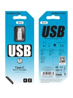Адаптер для Type-C micro USB Borofone BV4 silver