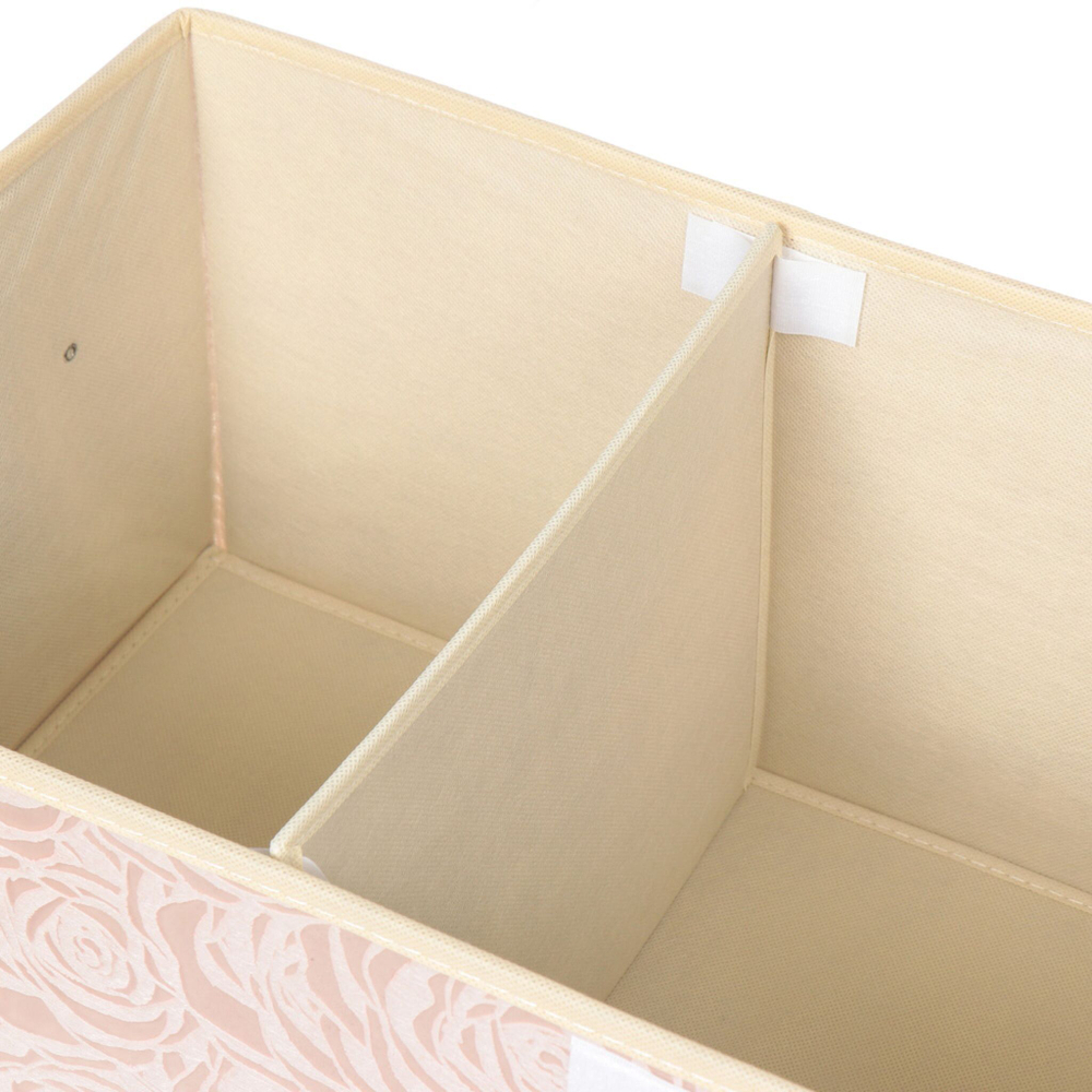 Кофр д/хранен, с крыш, 46х30х25 см, в асс, Розы, Y511