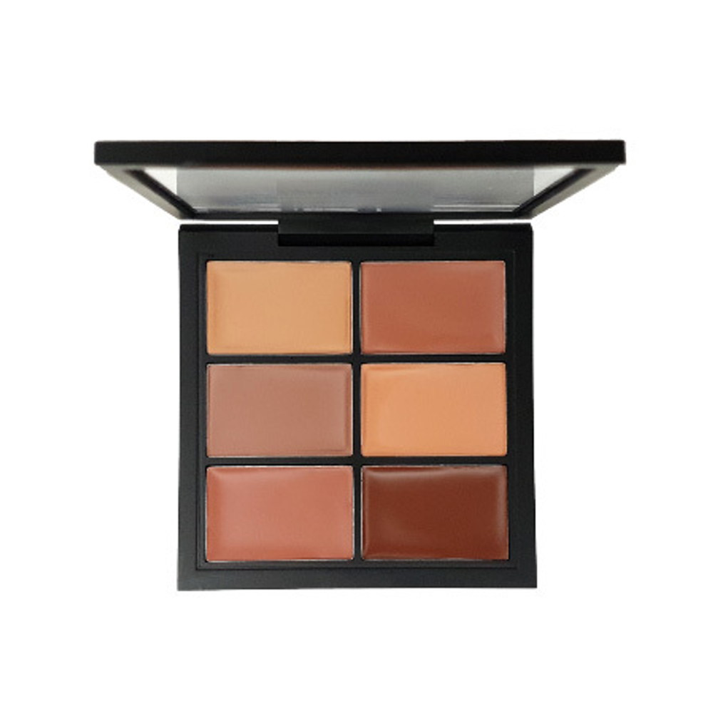 Палетка помад для губ 6 оттенков Makeover Paris Pro Lip Palette The Nudes