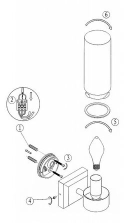 Светильник на штанге Globo Space 7815