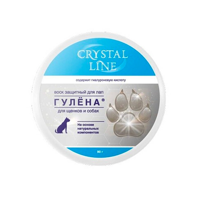 Crystal Line Гулена - воск защитный для лап для щенков и собак 90 г