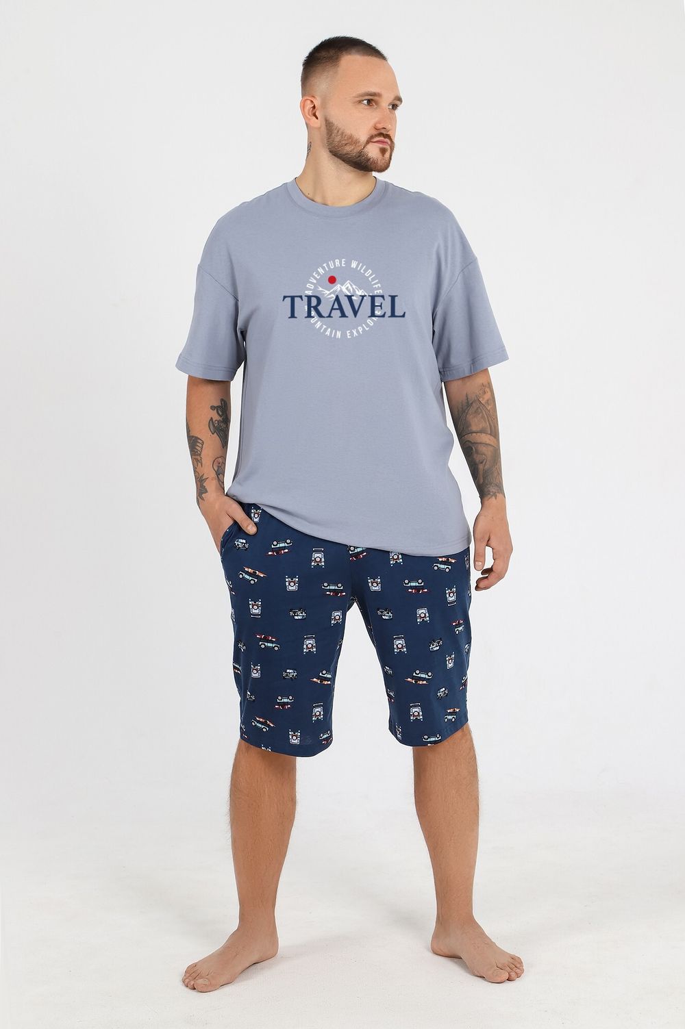 Костюм мужской Тревел-3 Виотекс СЕРЫЙ