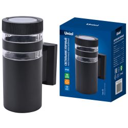 UUL-S19A 60W-E27 IP65 BLACK Светильник уличный. под лампу Е27. Архитектурный накладной. Корпус черный. TM Uniel