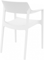 Кресло пластиковое Siesta Contract Tulum, белый