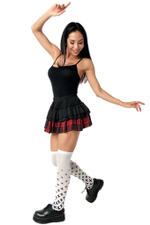 Белые гольфы с принтом (Цвет: белый)