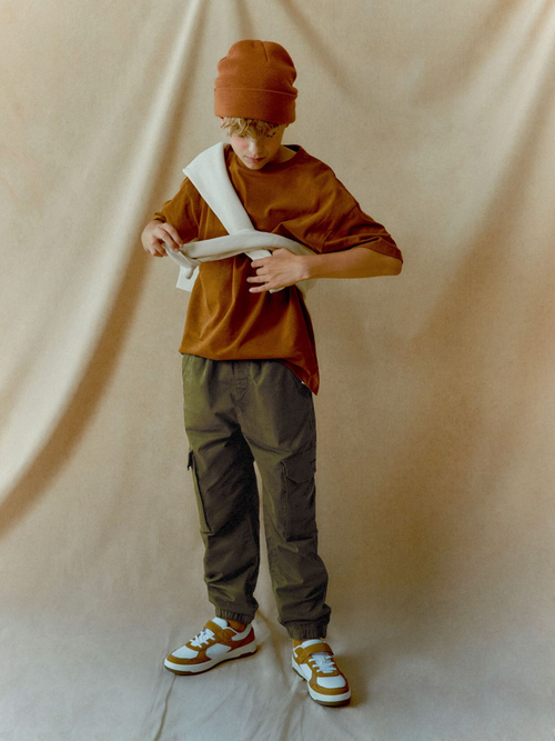 Брюки карго для мальчика Next C87-386, Хаки