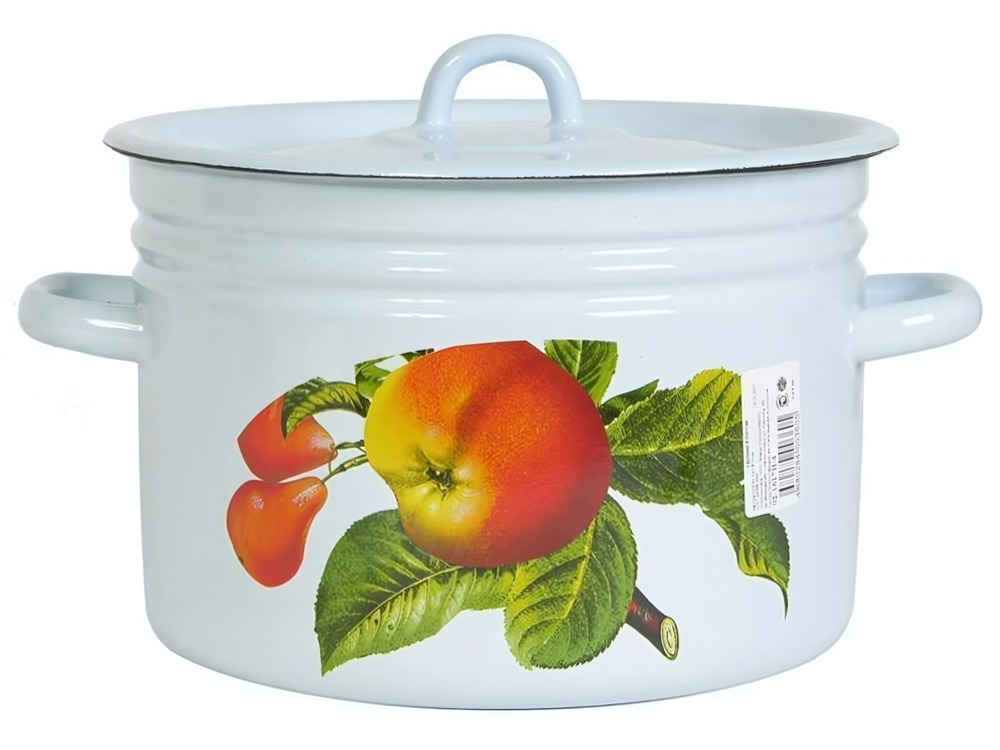 Кастрюля 5,5л с рисунком