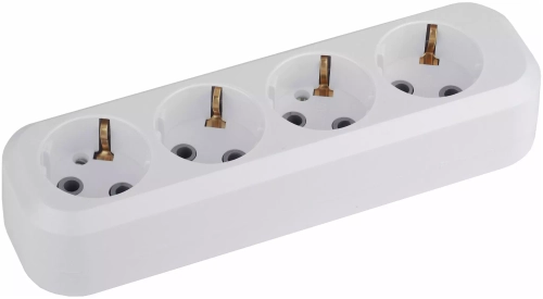 Колодка К-4 ЭРА 4гн с заземл.