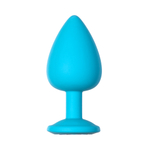 Анальная пробка Emotions Cutie Large Turquoise pink crystal 4013-03Lola