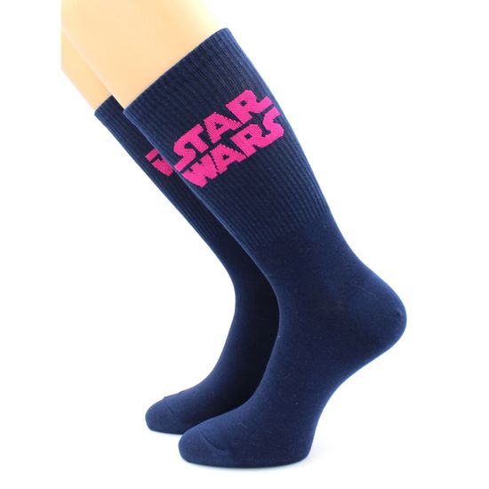 Носки с принтом "Звездные воины" темно-синие Hobby Line