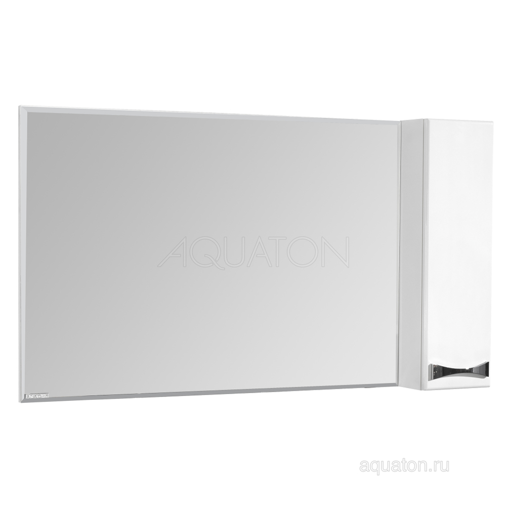 Зеркало шкаф Акватон - ДИОР 120 белый 1A110702DR01R