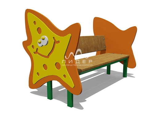 Скамейка детская “Морская звезда”