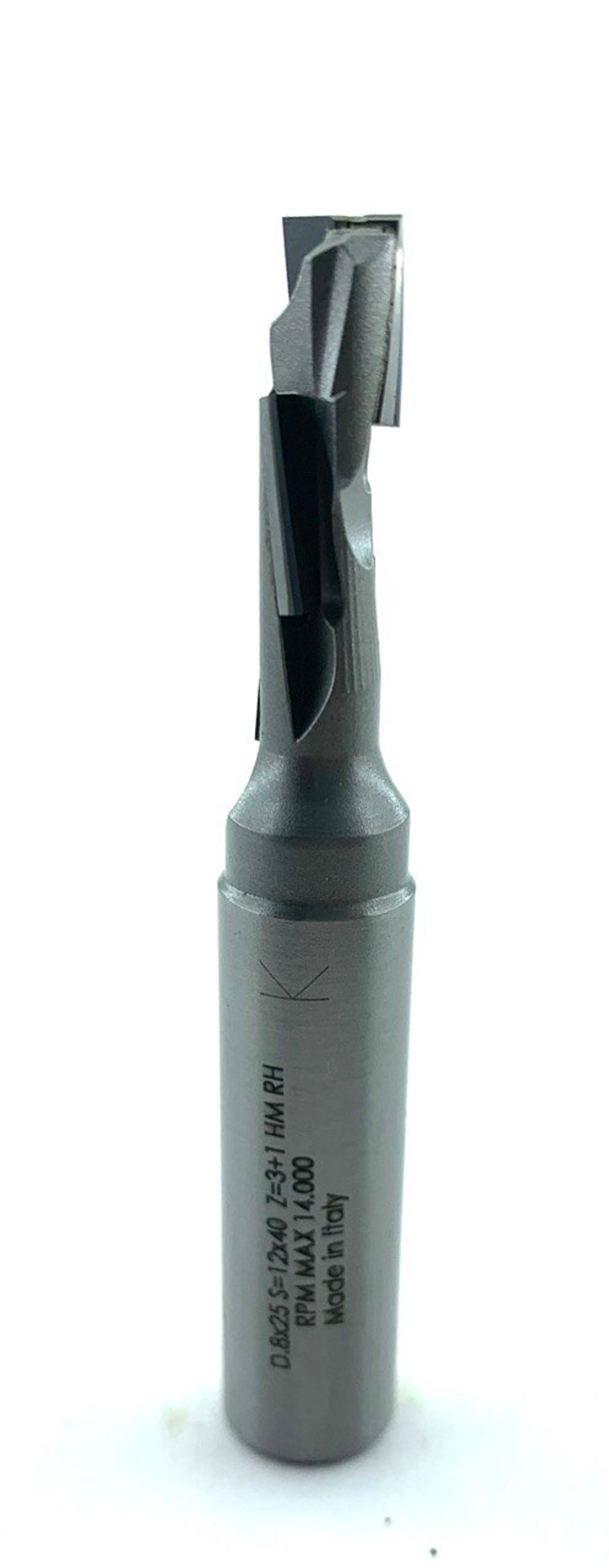 PCD фреза D.8x25 S.12х40 Z=3+1HM RH