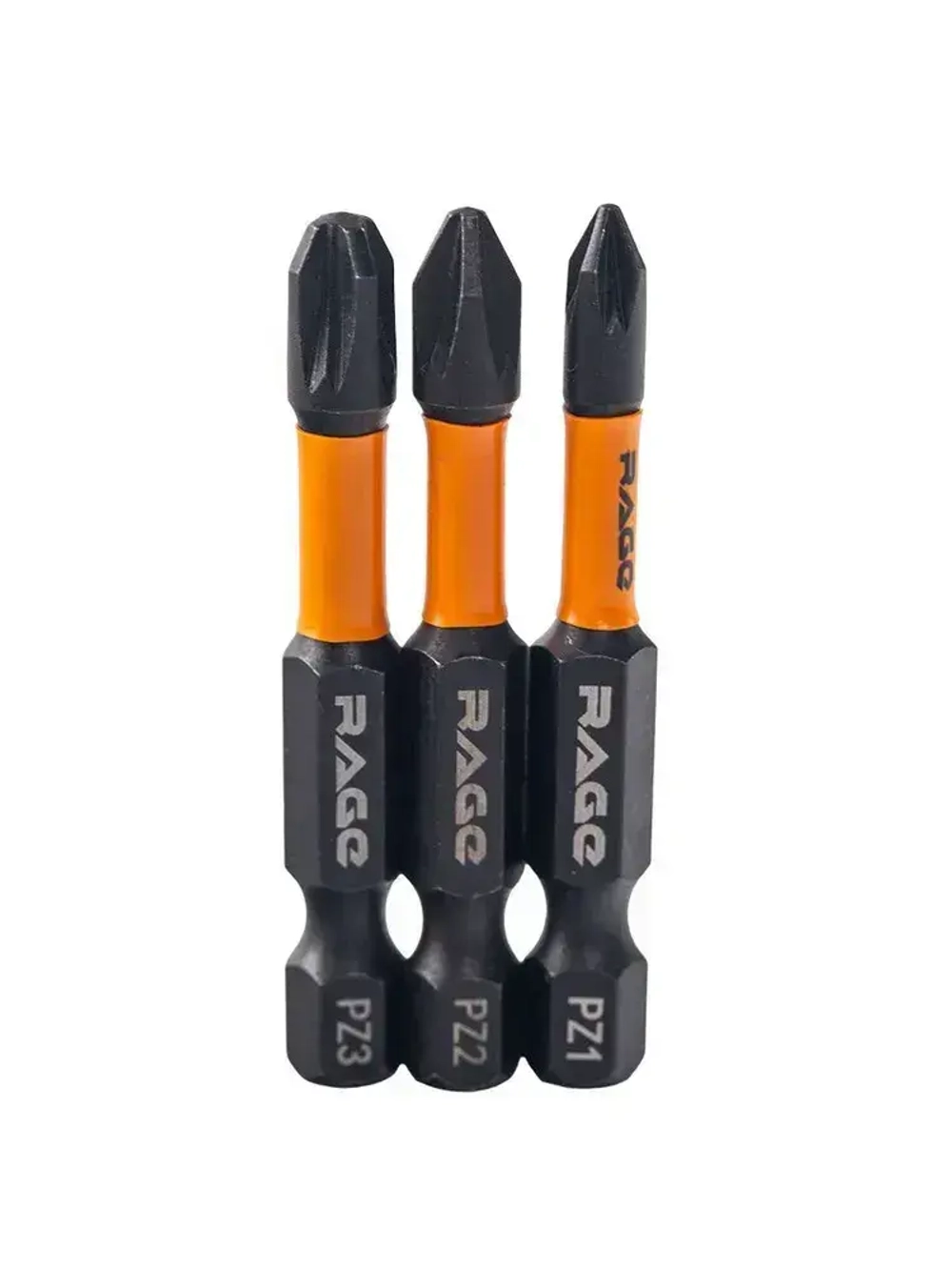 Набор бит торсионных IMPACT S2 PH PZ TORX x 50 мм 10 шт RAGE by VIRA