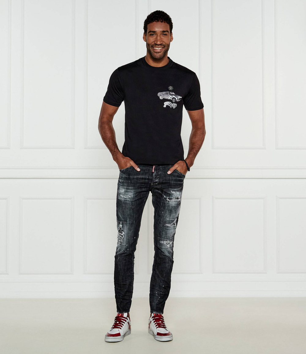 Футболка Cars Racing Philipp Plein - черный(MTK8074 PJY002N)