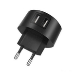 Сетевой адаптер питания HOCO C67A 2USB 2.4A (черный)