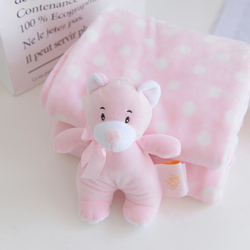 Плед 100х150 Sofi De MarkO Тедди розовый