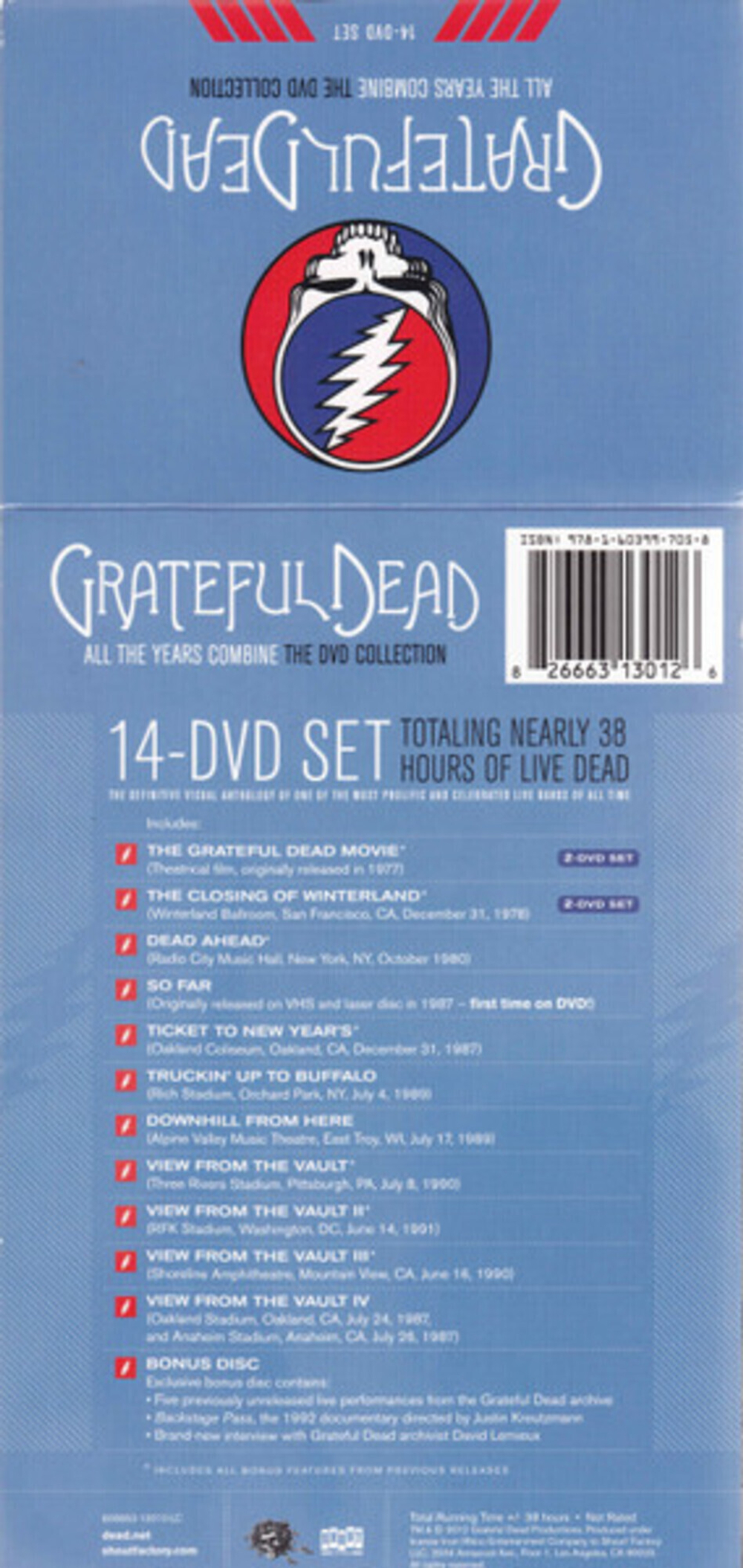The Grateful Dead / All The Years Combine: The DVD Collection (14DVD)