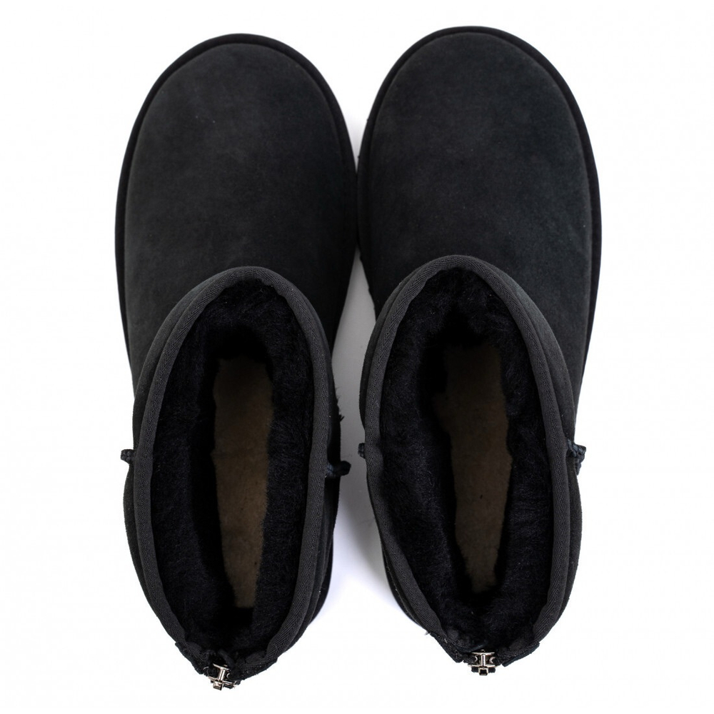 UGG Classic Short Zip II Black